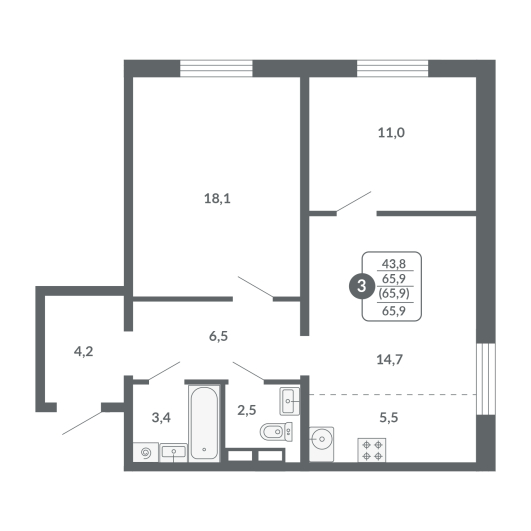 План квартиры