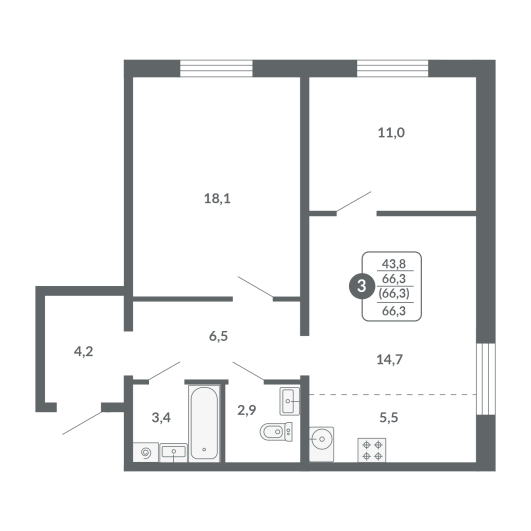 План квартиры