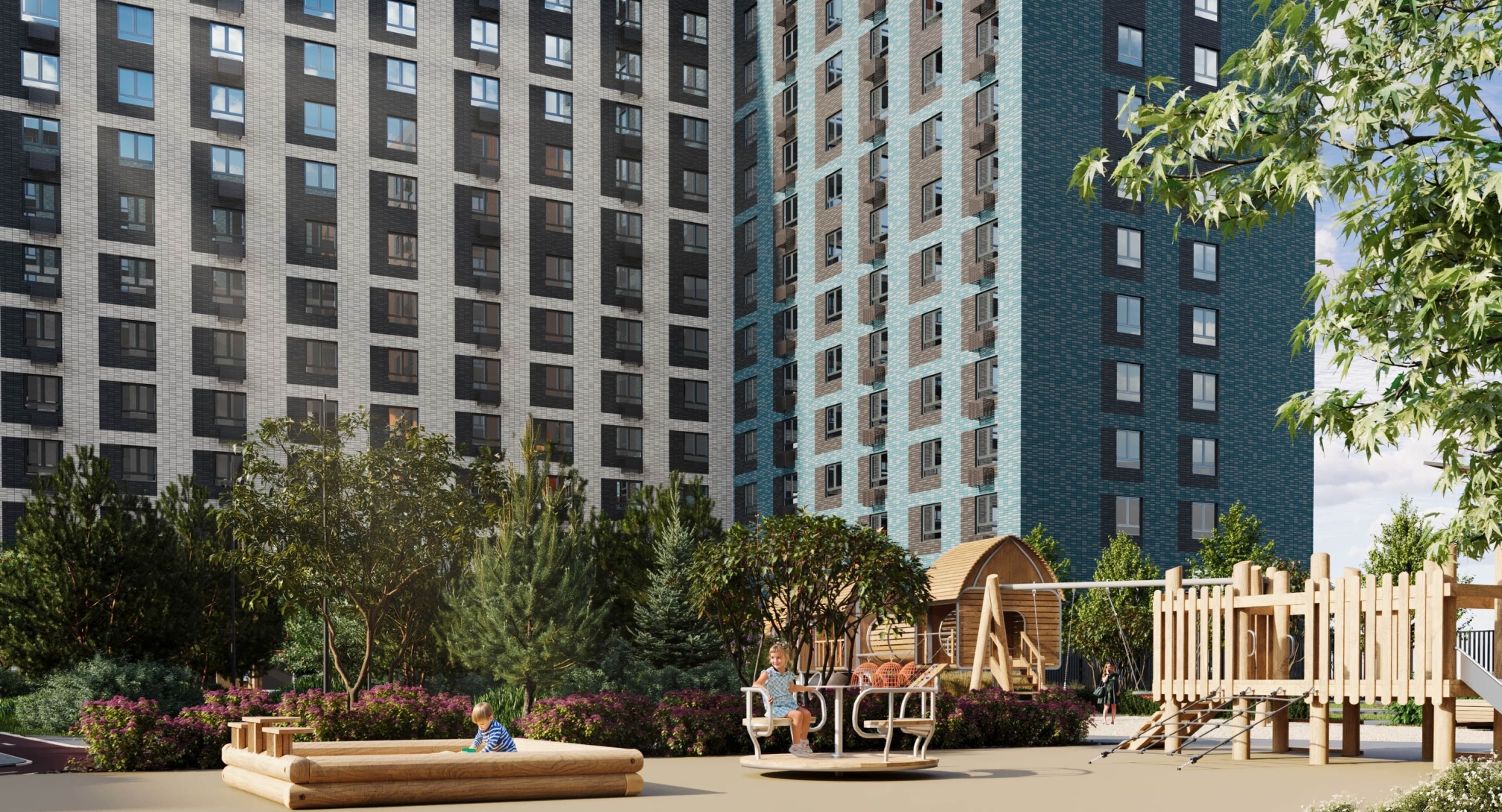 Пейзажи двора