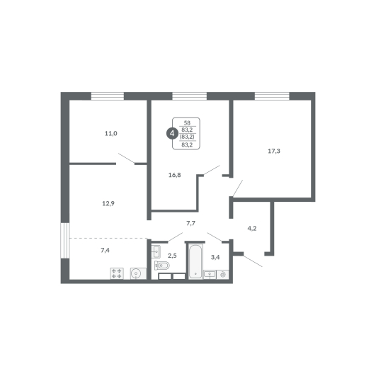 План квартиры