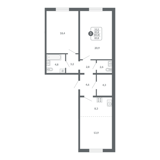 План квартиры