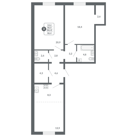 План квартиры