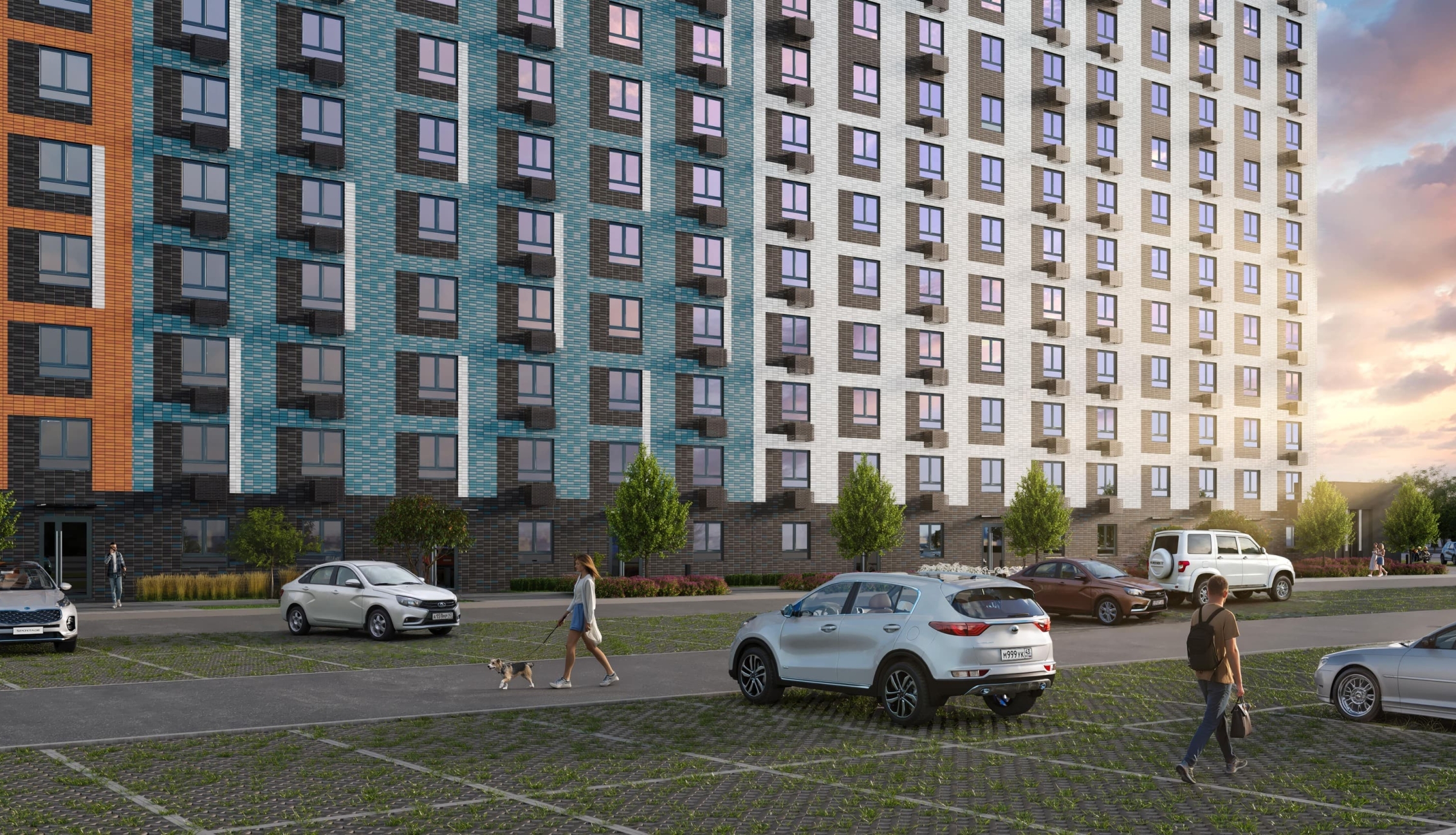 Парковка возле дома