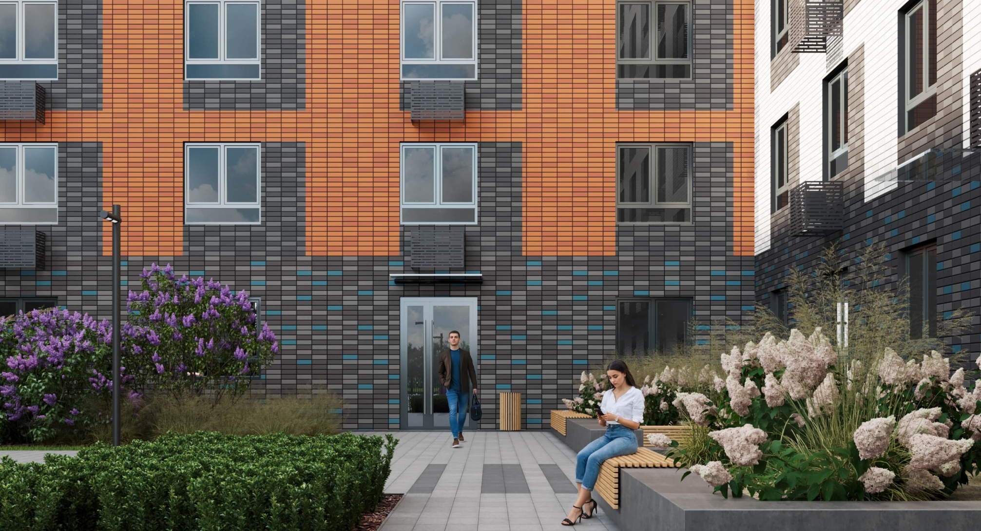 Пейзажи двора